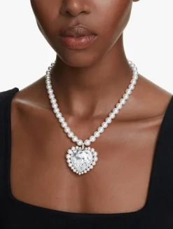 Ariana Grande x Swarovski Crystal Pearl Heart Necklace
