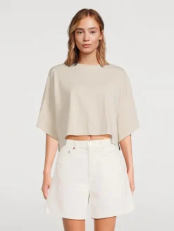 Arli Oversized Cropped T-Shirt