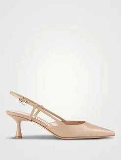 Ascent Leather Slingback Pumps