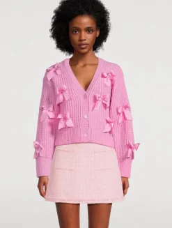 Ashtan Bow-Trimmed Cardigan