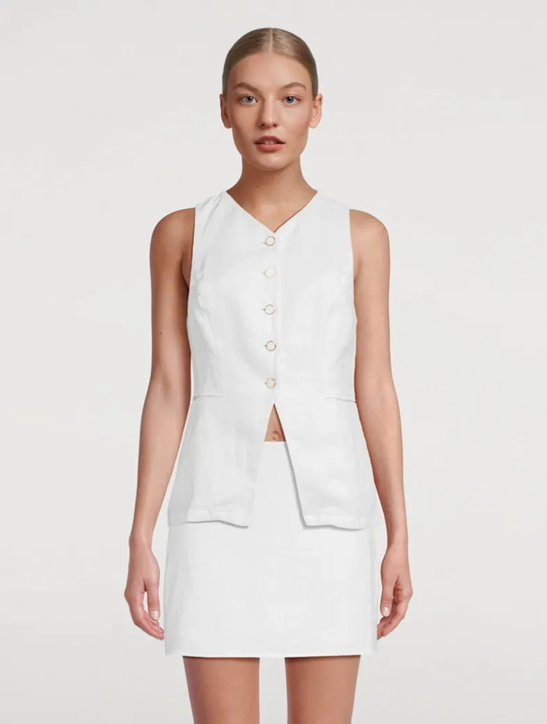 Aspen Linen Vest