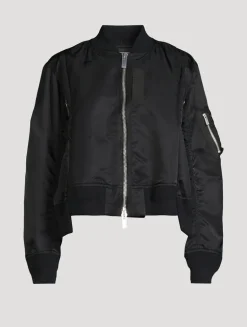 Asymmetric Bomber Jacket