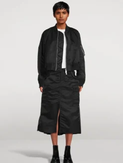 Asymmetric Bomber Jacket