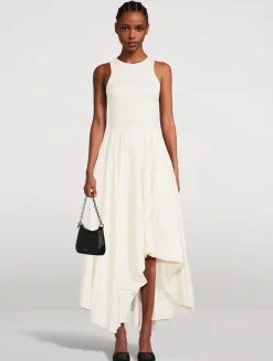 Asymmetric Midi Dress