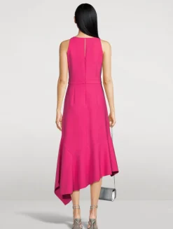 Asymmetric Midi Dress