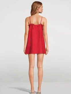 Aubree Linen Shift Dress