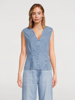 Ava Denim Tank Top