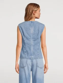 Ava Denim Tank Top