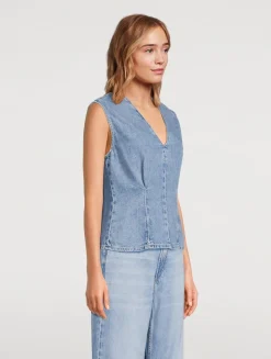 Ava Denim Tank Top