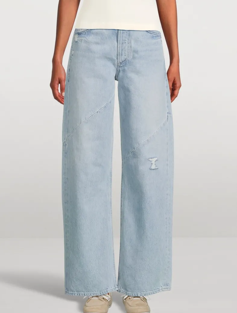 Ayla Swirl Baggy Jeans