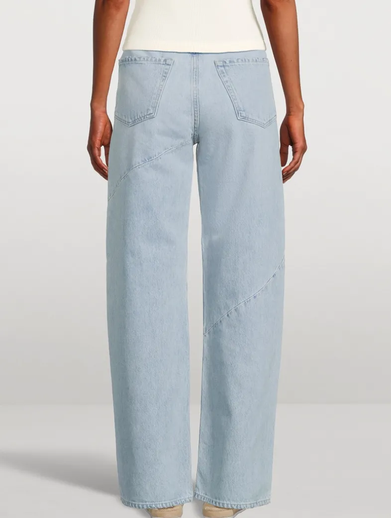 Ayla Swirl Baggy Jeans