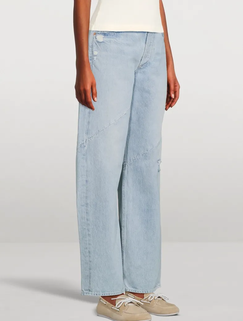 Ayla Swirl Baggy Jeans