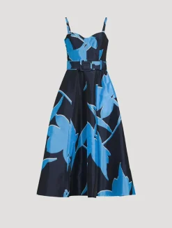 Azzurra Printed Midi Dress