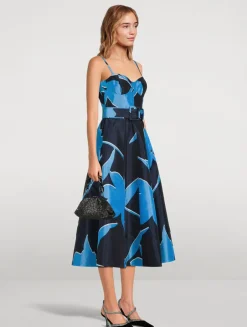 Azzurra Printed Midi Dress