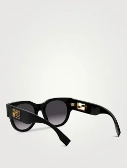 Baguette Round Sunglasses