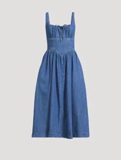 Balia Corset Midi Dress