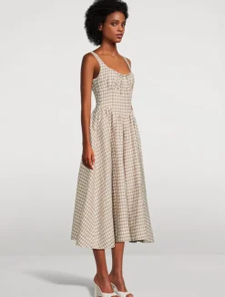Balia Dress In Gingham Print