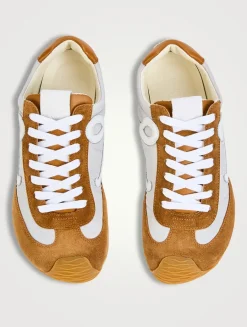 Ballet Runner 2.0 Nylon And Suede Sneakers