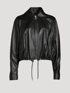 Balloon Leather Jacket