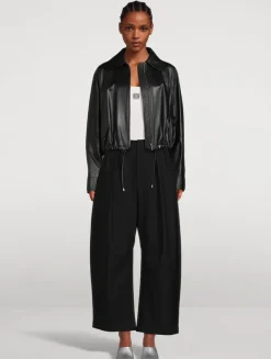 Balloon Leather Jacket