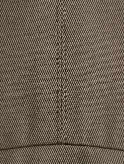 Balloon-Hem Cotton Twill Dress