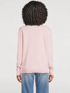 Balmain Emblème-Embroidered Cardigan