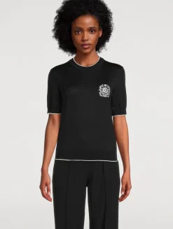 Balmain Emblème-Embroidered Sweater