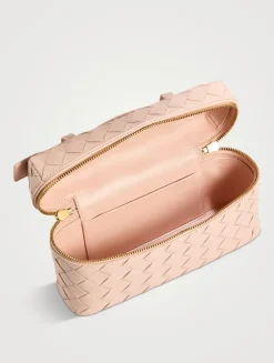 Bang Bang Intrecciato Leather Vanity Case