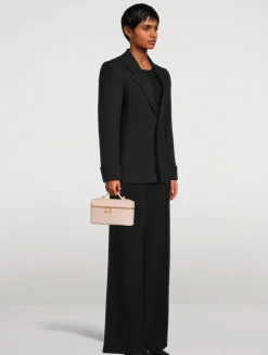 Bang Bang Intrecciato Leather Vanity Case