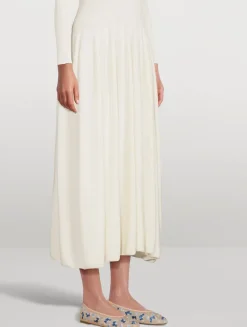 Bareitall Floral-Embroidered Mesh Ballet Flats