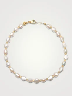 Baroque Pearl Choker Necklace