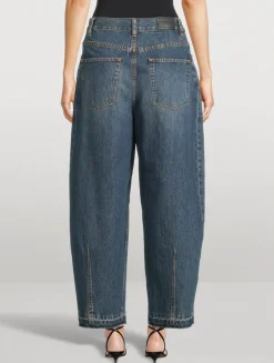 Barrel-Leg Jeans