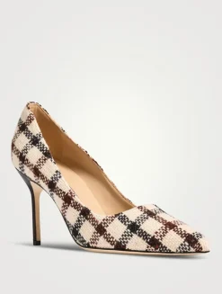 BB 90 Tartan Wool Pumps