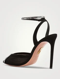 Be Mine Embellished Chiffon Sandals