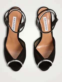 Be Mine Embellished Chiffon Sandals