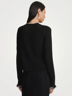 Beaded Cashmere Cardigan