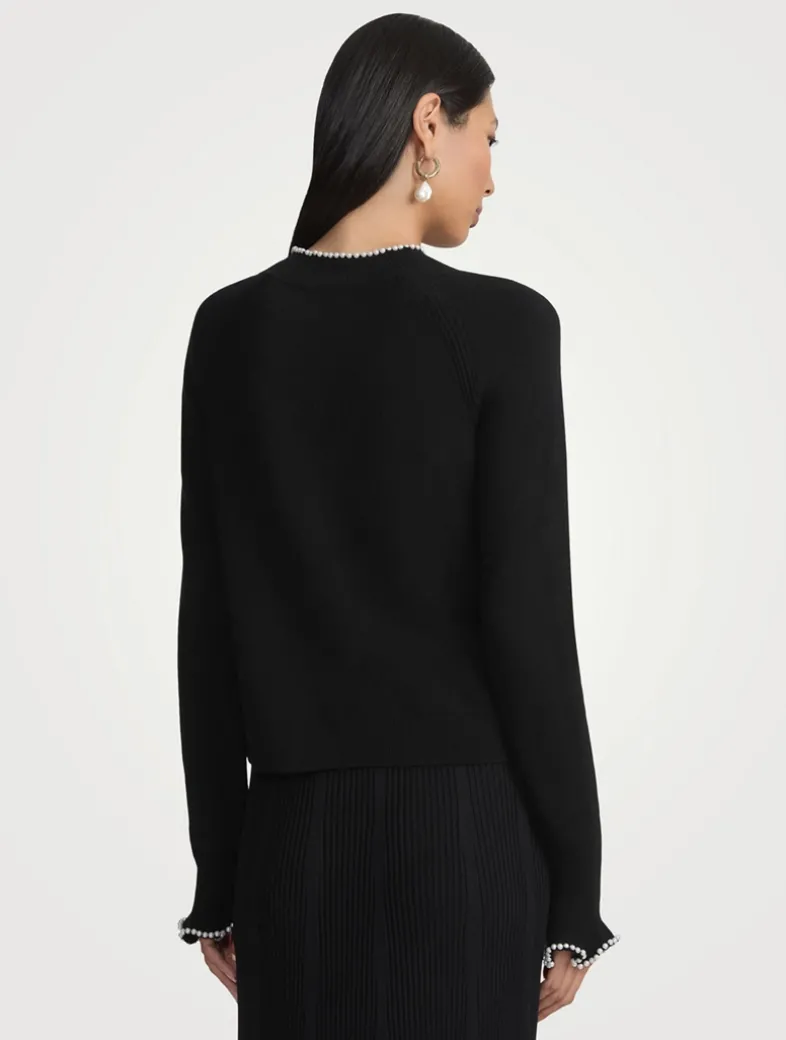 Beaded Cashmere Cardigan