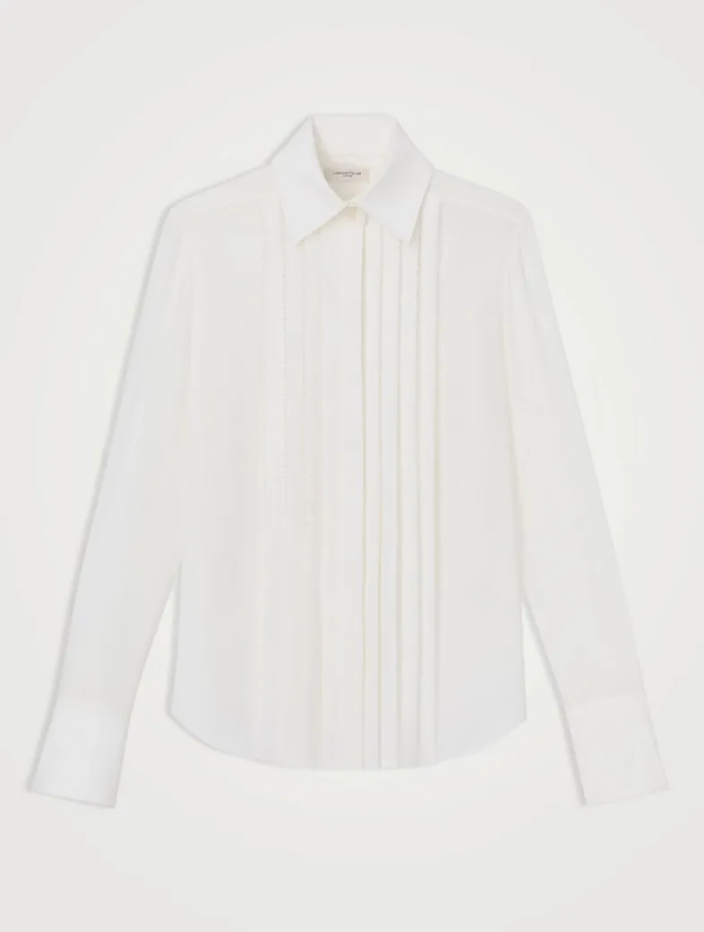 Beaded Georgette Shirt