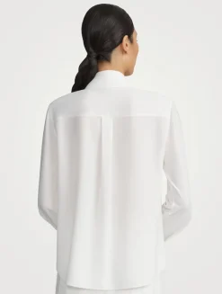 Beaded Georgette Shirt