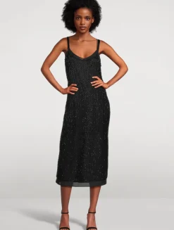 Beaded Slip Dress