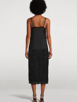 Beaded Slip Dress