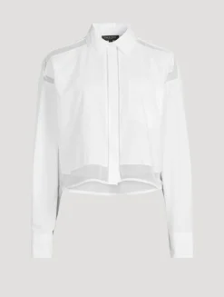 Beatrice Organza Poplin Shirt