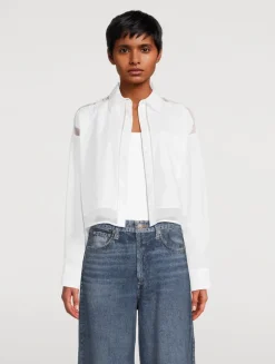 Beatrice Organza Poplin Shirt