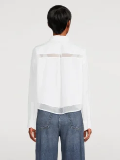 Beatrice Organza Poplin Shirt