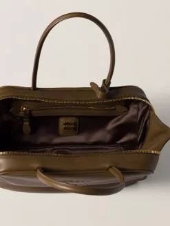 Beau Leather Top-handle Bag