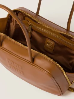 Beau Leather Top-handle Bag