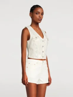 Bella Denim Corset Vest