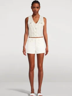 Bella Denim Corset Vest