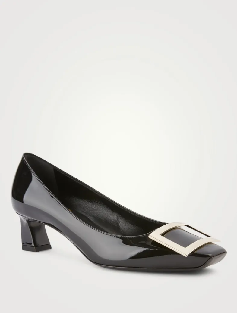 Belle Vivier Trompette 45 Patent Leather Pumps