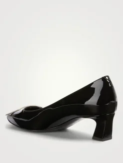 Belle Vivier Trompette 45 Patent Leather Pumps